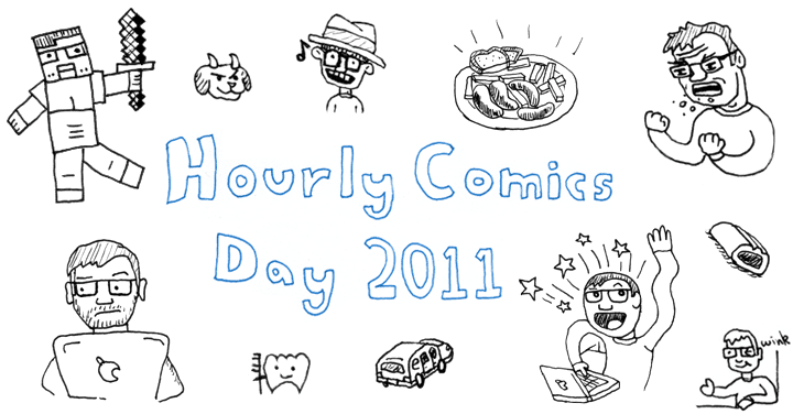 Carl Mitchell's Hourly Comic Day 2011