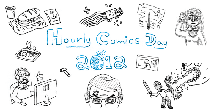 Hourly Comics Day 2012 Banner