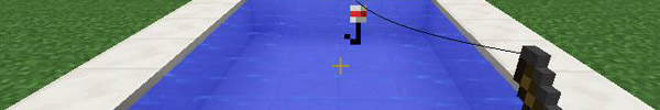 Screenshot of fishing in Minecraft