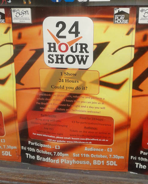 24 Hour Show 2014 poster